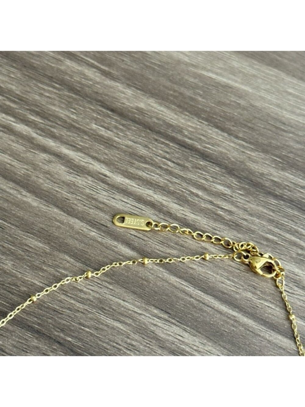Dainty evil eye Necklace Q23 - Picture 4 of 5